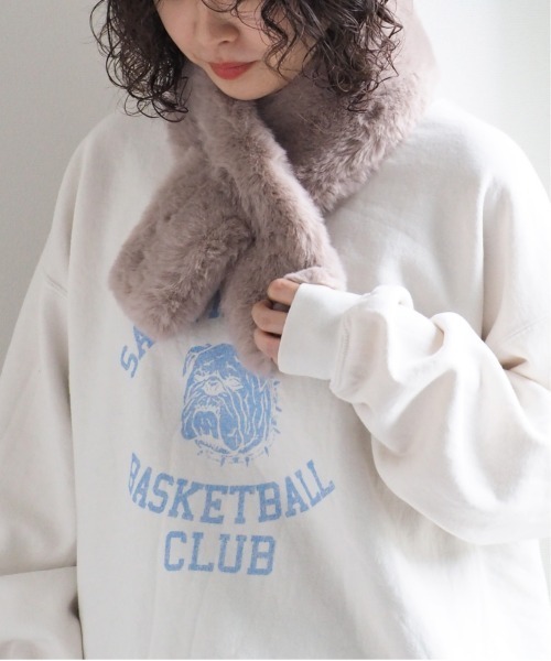 cepo（セポ）の「フェイクファーミニティペット（マフラー・レディース・ライトベージュ/モカ/ライトグレー・FREE）」の15枚目の写真