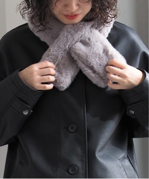 cepo（セポ）の「フェイクファーミニティペット（マフラー・レディース・ライトベージュ/モカ/ライトグレー・FREE）」の16枚目の写真