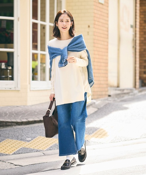 【新品】定価80,300円　MORDECAI　ビッグクルーネックニット　XS 新品】定価80,300円 MORDECAI ビッグクルーネックニット XS 7G撚糸