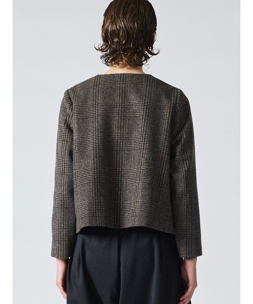 mizuiroind（ミズイロインド）の「mizuiro ind ウール混チェック