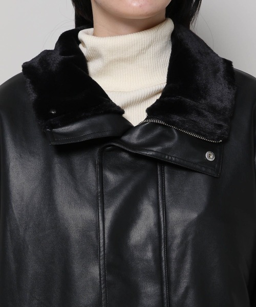 3.3 Field Trip （3.3フィールドトリップ）の「3.3 Field Trip／ファームスタン／W 2988014（ライダースジャケット・レディース・ダークブラウン/ブラック・FREE）」の15枚目の写真