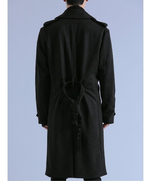 semantic design（セマンティックデザイン）の「＊セマンティックデザイン フェイクスエード トレンチコート（トレンチコート・メンズ・ブラック/ホワイト・LARGE/MEDIUM）」の19枚目の写真