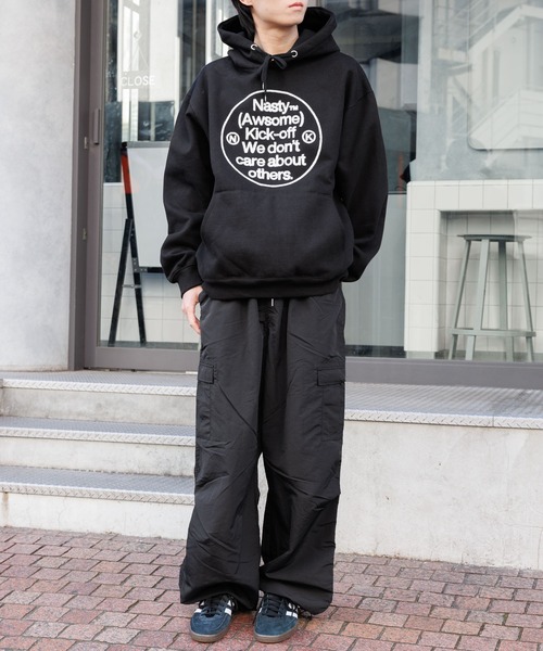 セール】【UNISEX】NASTYKICK／Laconic フーディー（裏起毛