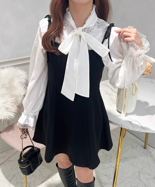 夏のフレアキャミワンピースミニ丈♡女子会デートコーデに最適 フレアキャミワンピースミニ丈♡女子会デートコーデに最適