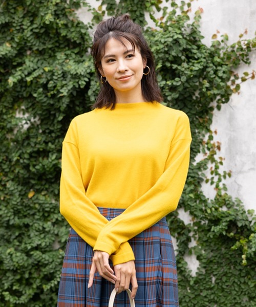 INED（イネド）の「【洗えるウール100％ニット】上品こなれモック