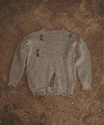 Damege bleaching Knit/ダメージブリーチングニット Y2K