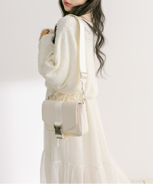 OLIVE des OLIVE（オリーブデオリーブ）の「チュールワンピ×ニットセット　1041090030（ワンピース・レディース・グレー/オフホワイト/サックスブルー・FREE）」の11枚目の写真