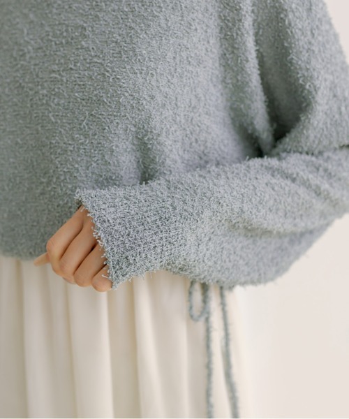 OLIVE des OLIVE（オリーブデオリーブ）の「チュールワンピ×ニットセット　1041090030（ワンピース・レディース・グレー/オフホワイト/サックスブルー・FREE）」の10枚目の写真
