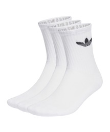 adidas アディダス U TRF CREW SOCKS 3Pソックス IJ5616 WHITE