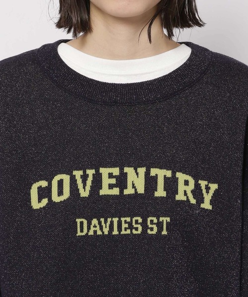 niko and...（ニコアンド）の「スウェットライクラメニットプルオーバー（ニット/セーター・レディース・ピンク/グリーン/ネイビー/ライトグレー・MEDIUM/SHORT）」の21枚目の写真