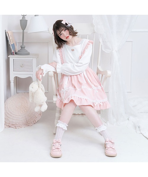 DearMyLove(ディアマイラブ)の「ハートパールダブルリボンパンプス(パンプス・レディース・ホワイト/レッド/ブラック/ベビーピンク/オフホワイト・25cm/24cm/22cm/25.5cm/23cm/24.5cm/23.5cm/22.5cm)」の18枚目の写真