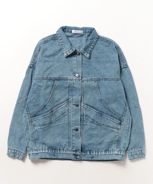 Miniministore(ミニミニストア)の「Gジャン レディース デニムジャケット(デニムジャケット・レディース・ブルー/ブラック・フリー)」の17枚目の写真