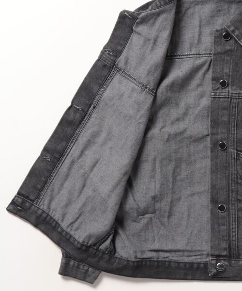 Miniministore(ミニミニストア)の「Gジャン レディース デニムジャケット(デニムジャケット・レディース・ブルー/ブラック・フリー)」の19枚目の写真