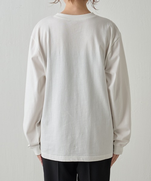 COLLAGE GALLARDAGALANTE(コラージュガリャルダガランテ)の「ロゴロンT/WEB限定(Tシャツ/カットソー・レディース・グレー/ホワイト/ネイビー・FREE)」の18枚目の写真