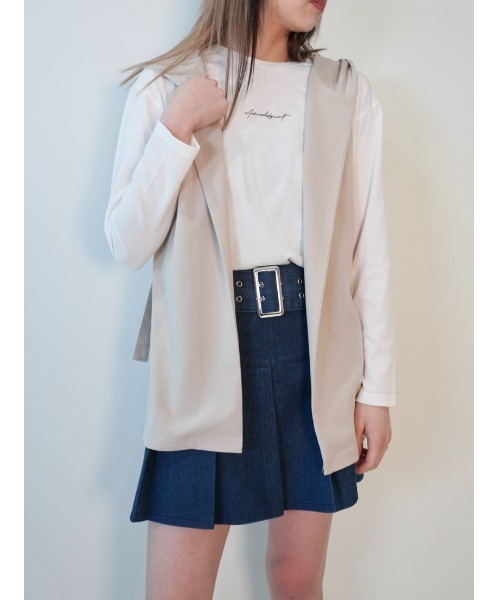 CECIL McBEE(セシルマクビー)の「インナー付きジョーゼットジレ(ベスト・レディース・ブラック/ライトベージュ・MEDIUM/LARGE)」の7枚目の写真