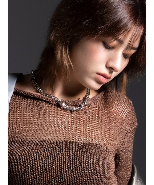 DURAS(デュラス)の「Studs necklace(ネックレス・レディース・シルバー・FREE)」の5枚目の写真