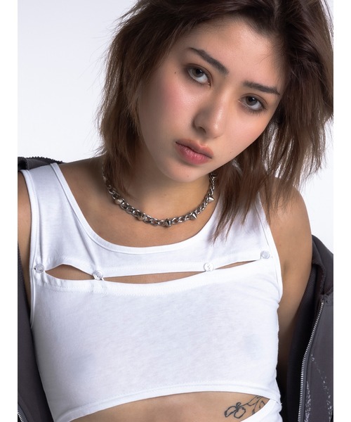 DURAS(デュラス)の「Studs necklace(ネックレス・レディース・シルバー・FREE)」の9枚目の写真
