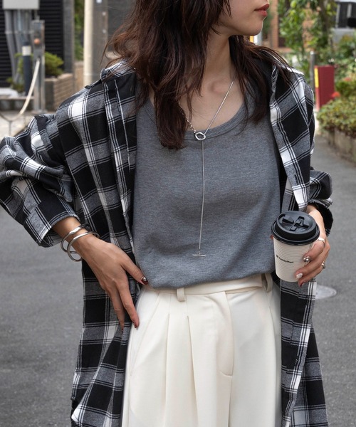 FRUIT OF THE LOOM（フルーツオブザルーム）の「EC限定！パック入り【FRUIT OF THE LOOM】フライスリブタンクトップ インナー（タンクトップ・メンズ・グレー/ホワイト/ブラック・XL/M/L）」の17枚目の写真