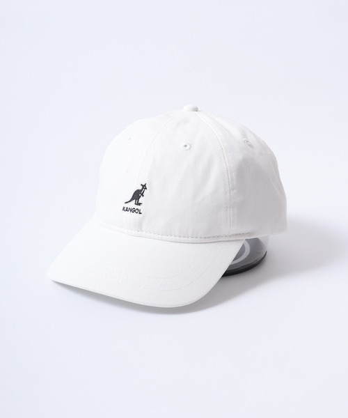 KANGOL（カンゴール）の「KANGOL SMU COTTON TWILL BASEBALL（キャップ・レディース・ブラック/ホワイト/ブラック系/ベージュ・L/XXL）」の6枚目の写真