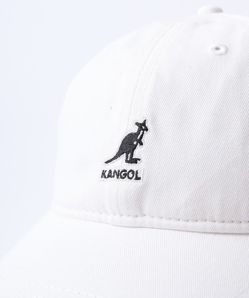 KANGOL（カンゴール）の「KANGOL SMU COTTON TWILL BASEBALL（キャップ・レディース・ブラック/ホワイト/ブラック系/ベージュ・L/XXL）」の8枚目の写真