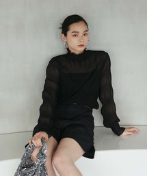fifth | マジョリカプリーツハイネックトップス(Tシャツ/カットソー)