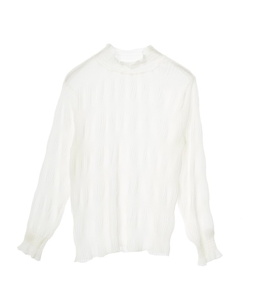 fifth（フィフス）の「マジョリカプリーツハイネックトップス（Tシャツ/カットソー・レディース・ピンク/ブラック/アイボリー・M）」の10枚目の写真