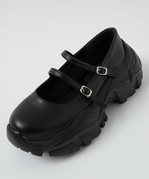 WEGO(ウィゴー)の「WEGO/2WAYベルトシューズ(ドレスシューズ・レディース・ブラック/シルバー/その他1・LARGE/MEDIUM)」の5枚目の写真