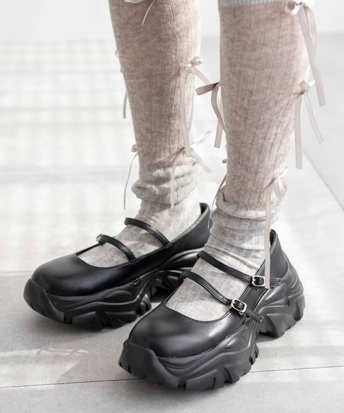 WEGO(ウィゴー)の「WEGO/2WAYベルトシューズ(ドレスシューズ・レディース・ブラック/シルバー/その他1・LARGE/MEDIUM)」の15枚目の写真