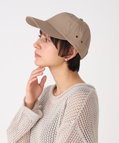 THE SHOP TK （ザ ショップ ティーケー ）の「◆シャカシャカキャップ（キャップ・レディース・オフホワイト/ブラック/ベージュ・00）」の5枚目の写真