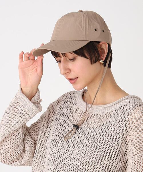 THE SHOP TK （ザ ショップ ティーケー ）の「◆シャカシャカキャップ（キャップ・レディース・オフホワイト/ブラック/ベージュ・00）」の6枚目の写真