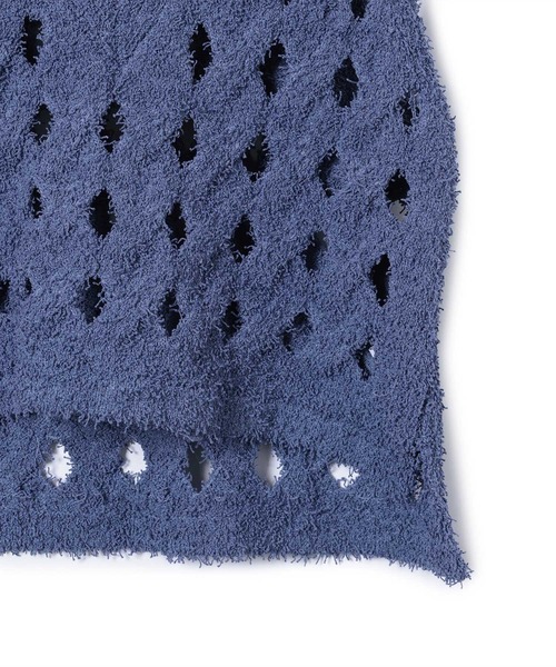 ADAM ET ROPE'（アダムエロペ）の「【WEB限定】スラッシュケーブルニットジレ（ベスト・レディース・ブルー系その他4/ブラック/オフホワイト・FREE）」の19枚目の写真