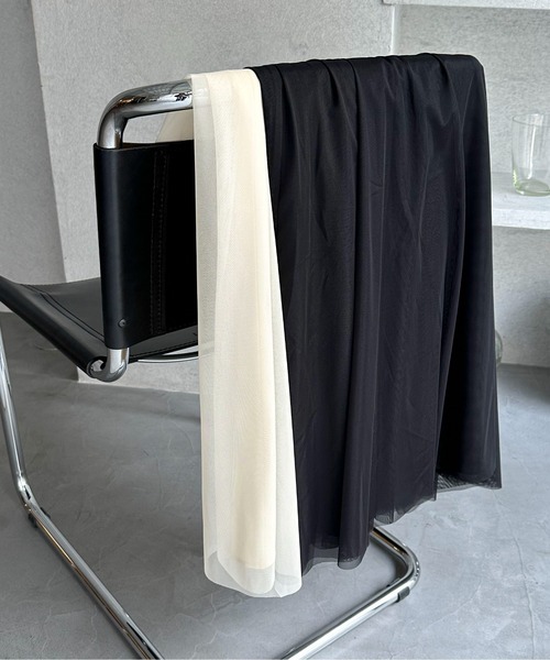 feepur（フェピュール）の「セパレートボリュームチュールスカート（スカート・レディース・ブラック/アイボリー・MEDIUM）」の16枚目の写真