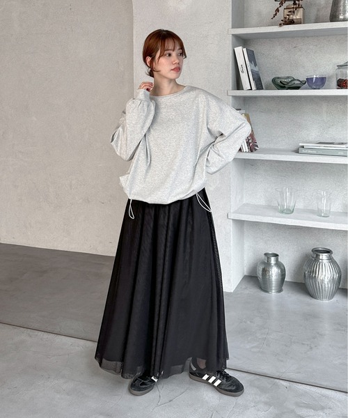 feepur（フェピュール）の「セパレートボリュームチュールスカート（スカート・レディース・ブラック/アイボリー・MEDIUM）」の11枚目の写真