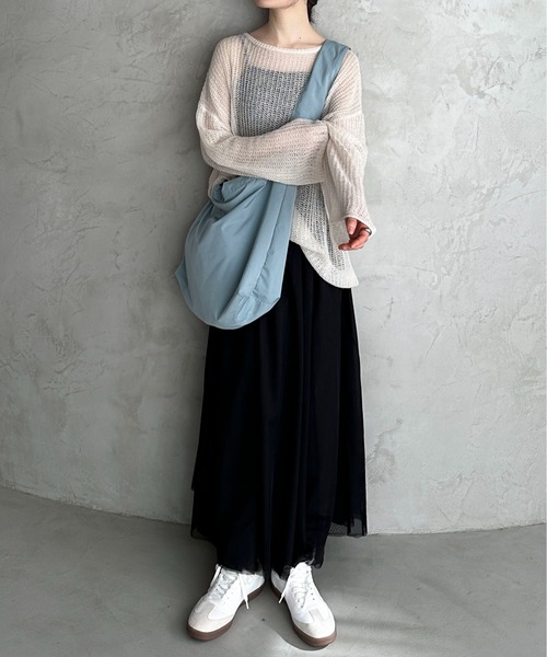 feepur（フェピュール）の「セパレートボリュームチュールスカート（スカート・レディース・ブラック/アイボリー・MEDIUM）」の22枚目の写真