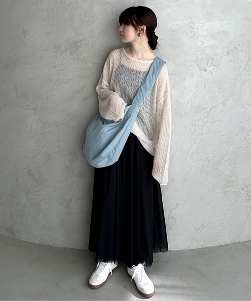 feepur（フェピュール）の「セパレートボリュームチュールスカート（スカート・レディース・ブラック/アイボリー・MEDIUM）」の21枚目の写真