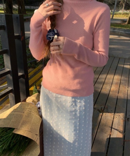 by muni:r（バイ ムニール）の「フラワーレースレイヤードワンピース（ワンピース・レディース・アイボリー/ブラック・FREE）」の6枚目の写真