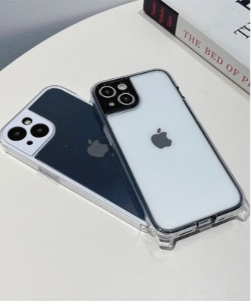 iPhoneアクセサリー MEGU ZUKOU レザー(革)調 クッション構造 iPhone ケース 黒 ブラック
