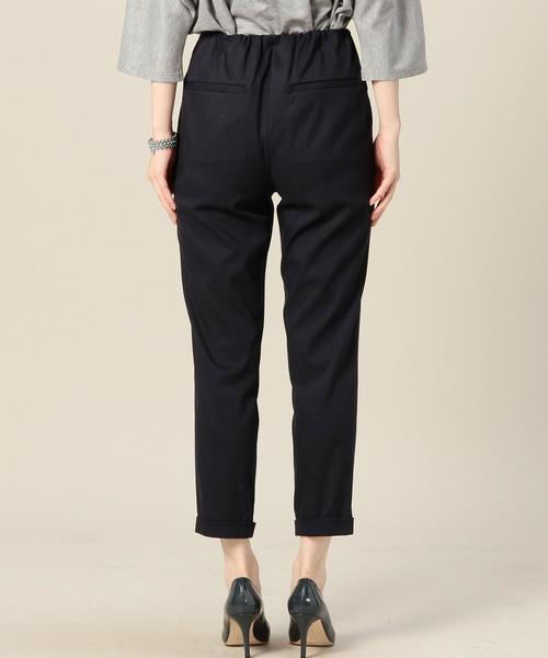 BEAUTY&YOUTH UNITED ARROWS（ビューティーアンドユースユナイテッドアローズ）の「BY ウエストギャザー9分丈パンツ◆（その他パンツ・レディース・ブラック/オリーブ/ネイビー/ブラウン・SMALL/MEDIUM）」の16枚目の写真