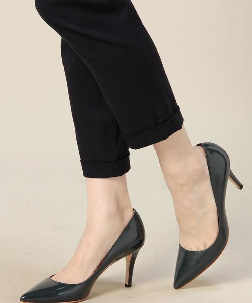 BEAUTY&YOUTH UNITED ARROWS（ビューティーアンドユースユナイテッドアローズ）の「BY ウエストギャザー9分丈パンツ◆（その他パンツ・レディース・ブラック/オリーブ/ネイビー/ブラウン・SMALL/MEDIUM）」の15枚目の写真