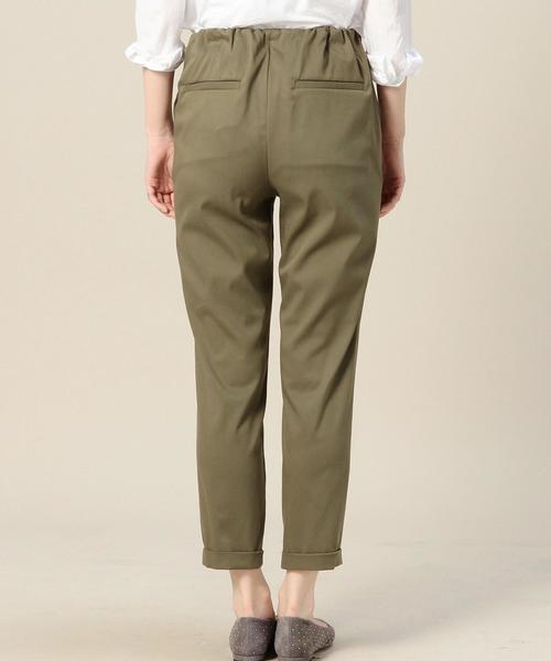 BEAUTY&YOUTH UNITED ARROWS（ビューティーアンドユースユナイテッドアローズ）の「BY ウエストギャザー9分丈パンツ◆（その他パンツ・レディース・ブラック/オリーブ/ネイビー/ブラウン・SMALL/MEDIUM）」の8枚目の写真