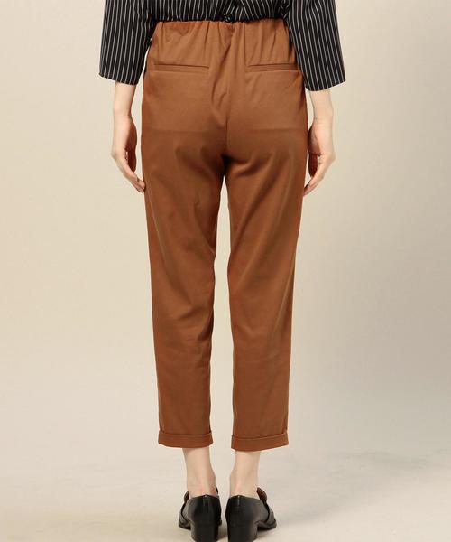 BEAUTY&YOUTH UNITED ARROWS（ビューティーアンドユースユナイテッドアローズ）の「BY ウエストギャザー9分丈パンツ◆（その他パンツ・レディース・ブラック/オリーブ/ネイビー/ブラウン・SMALL/MEDIUM）」の17枚目の写真