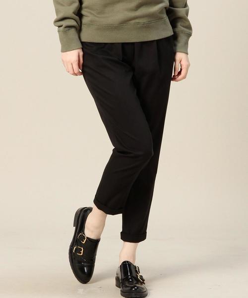 BEAUTY&YOUTH UNITED ARROWS（ビューティーアンドユースユナイテッドアローズ）の「BY ウエストギャザー9分丈パンツ◆（その他パンツ・レディース・ブラック/オリーブ/ネイビー/ブラウン・SMALL/MEDIUM）」の19枚目の写真