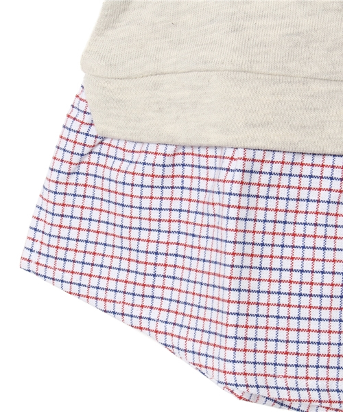 B:MING by BEAMS（ビーミングバイビームス）の「ビーミング by ビームス / カット×布帛ワンピース（ワンピース・キッズ・ナチュラル/ネイビー・110/100/120/130/90/80）」の6枚目の写真