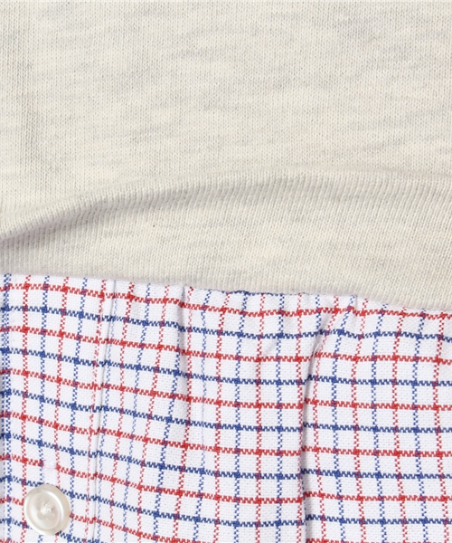 B:MING by BEAMS（ビーミングバイビームス）の「ビーミング by ビームス / カット×布帛ワンピース（ワンピース・キッズ・ナチュラル/ネイビー・110/100/120/130/90/80）」の7枚目の写真