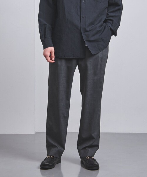 UNITED ARROWS（ユナイテッドアローズ）の「オールギャザー イージー パンツ（その他パンツ・メンズ・グレー/ネイビー/その他1・S/M/L/XL）」の4枚目の写真