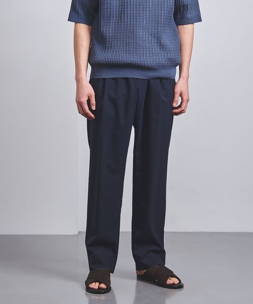 UNITED ARROWS（ユナイテッドアローズ）の「オールギャザー イージー パンツ（その他パンツ・メンズ・グレー/ネイビー/その他1・S/M/L/XL）」の7枚目の写真