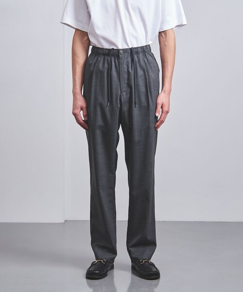 UNITED ARROWS（ユナイテッドアローズ）の「オールギャザー イージー パンツ（その他パンツ・メンズ・グレー/ネイビー/その他1・S/M/L/XL）」の9枚目の写真