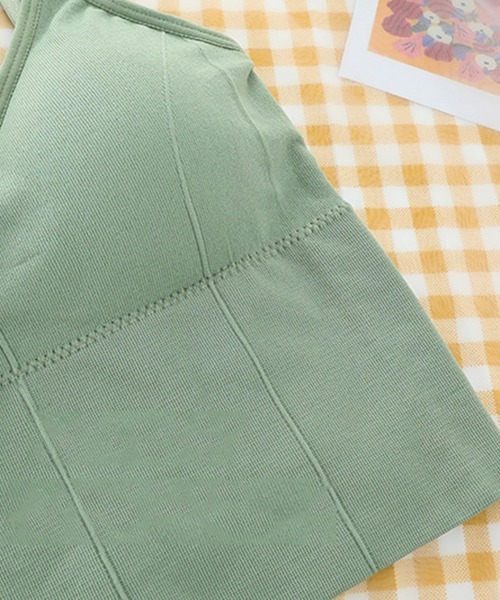 Miniministore(ミニミニストア)の「カップ付き キャミソール クロス2way(キャミソール・レディース・ホワイト/モカ/ダークグレー/ミント/ブラック・FREE)」の17枚目の写真