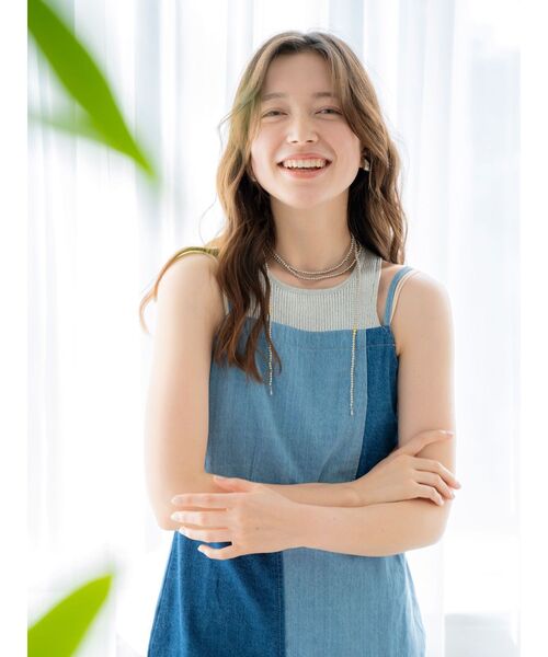 Ungrid(アングリッド)の「ボールチェーンネックレス(ネックレス・レディース・シルバー/ゴールド・FREE)」の4枚目の写真