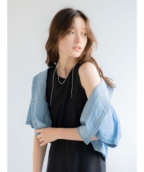 Ungrid(アングリッド)の「ボールチェーンネックレス(ネックレス・レディース・シルバー/ゴールド・FREE)」の15枚目の写真